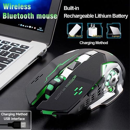 T-Wolf Mini Q13 Wireless Rechargeable Silent Backlit Gaming Mouse