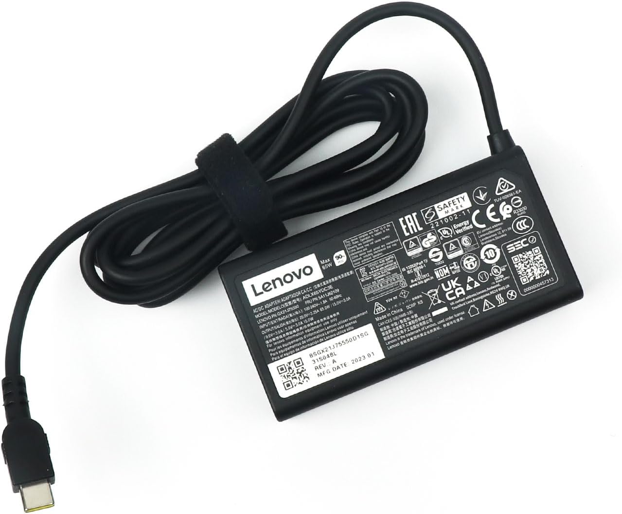 Lenovo Laptop Charger-65w USB Type-C AC Adapter - Image 4