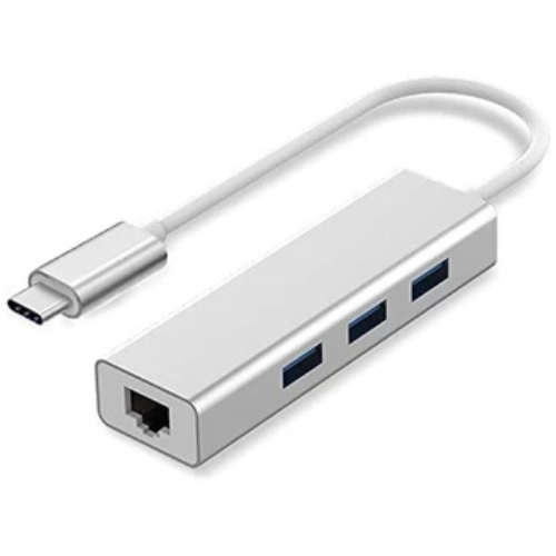 USB Type C to LAN with 3 USB 3.0 Ports